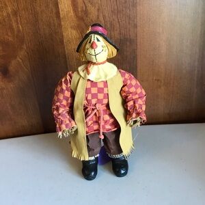 Vintage Halloween Celebrations by Sylvestris Scarecrow Figurine Rare